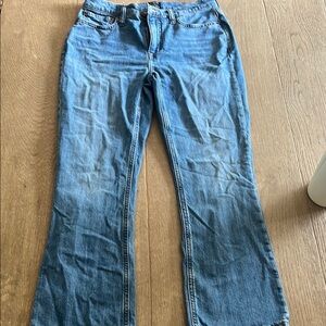 J. Crew Factory mid-rise Flare crop jeans